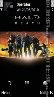 Скриншот темы Halo Reach Jacp