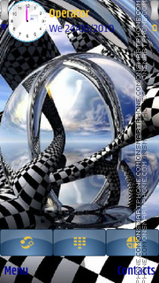 Chess Abstract tema screenshot