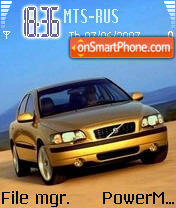Capture d'écran Volvo S80 thème