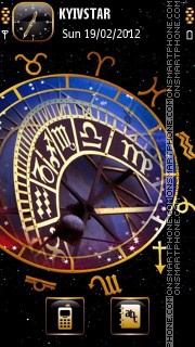 Capture d'écran Zodiac thème