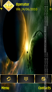 Capture d'écran Planet thème