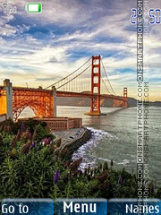 Golden Gate 01 tema screenshot