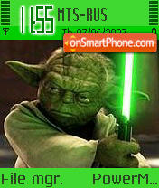 Capture d'écran Yoda1 thème