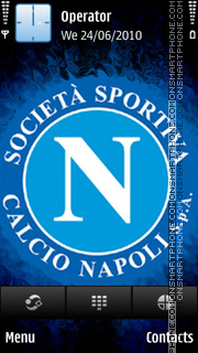 Capture d'écran Ss Napoli thème