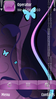 Purple'n'Blue Abstract theme screenshot