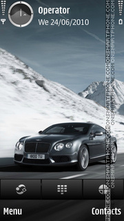 Capture d'écran Bentley thème