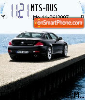 BMW 6 tema screenshot