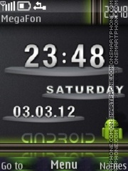 Android theme screenshot
