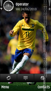 Neymar Da Silva theme screenshot