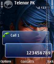 Sad Blue tema screenshot