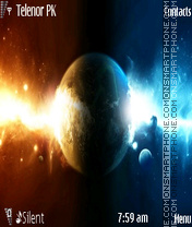 Planet 320x240 theme screenshot