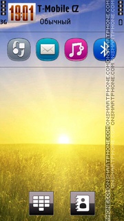 Sunset 25 theme screenshot