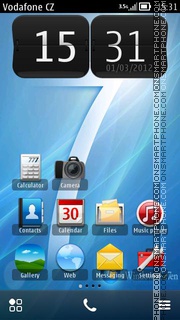 Windows 7 Blue 02 tema screenshot