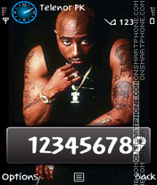 Tupac theme screenshot