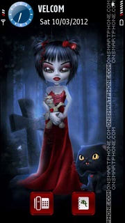 Capture d'écran Spooky Valentines thème