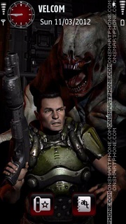 Doom 3 tema screenshot