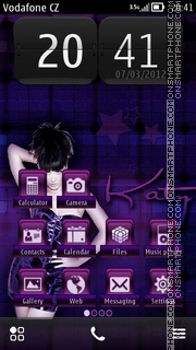 Katy Perry 02 theme screenshot