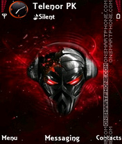 Red skull theme screenshot