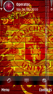 Manchester Devils Red tema screenshot