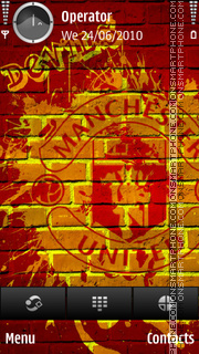 Manchester Devils tema screenshot