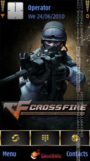 CrossFire theme screenshot