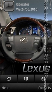 Скриншот темы Lexus