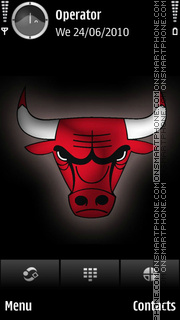 Chicago bulls theme screenshot