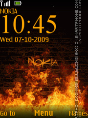 Fire tema screenshot