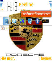 Porsche 01 tema screenshot
