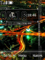Capture d'écran City Lights 02 thème