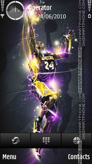 Capture d'écran Kobe Bryant thème