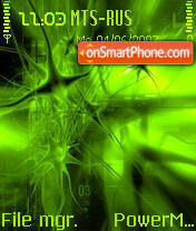 Neon Abstraktiv tema screenshot
