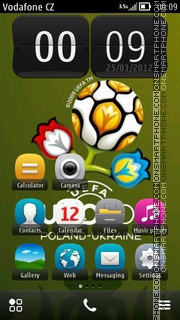 Euro 2012 tema screenshot