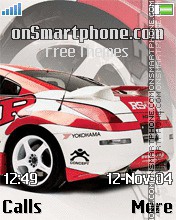 Capture d'écran Nissan 350Z thème