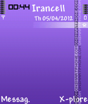 Nice Violet Theme tema screenshot