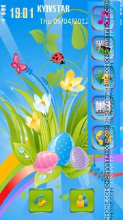 Happy Easter Theme-Screenshot