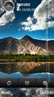 Capture d'écran Mountains Lake thème