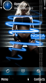 Capture d'écran Nokia Girl thème