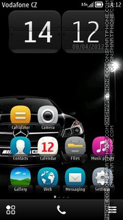 Mercedes-AMG tema screenshot