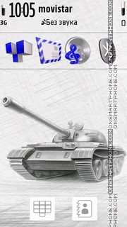 Capture d'écran The Tank thème