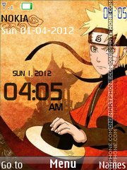 Sage Naruto Clock tema screenshot