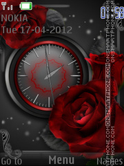 Скриншот темы Red Roses