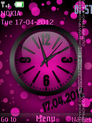 The pink tema screenshot