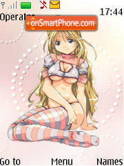 Capture d'écran Anime Girl Ani thème