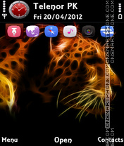 Capture d'écran Cheetah thème