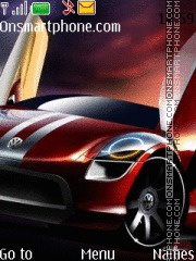 Royal Volkswagen Red tema screenshot