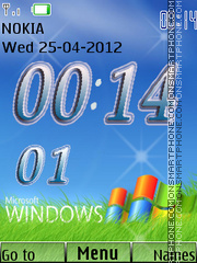 Windows Digital 01 es el tema de pantalla