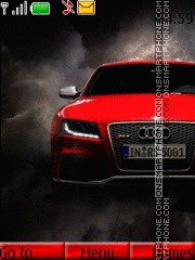 Скриншот темы Red Audi Car 01