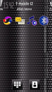 Black Honey Comb theme screenshot