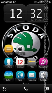 Capture d'écran Skoda 01 thème